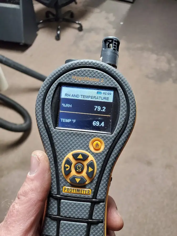 Moisture meter humidity assessment for Fire & Smoke Damage Restoration in Inglewood